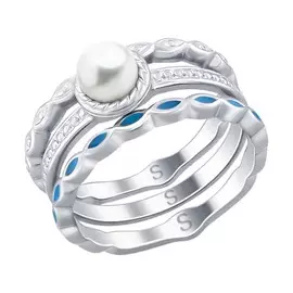 Кольцо из серебра 94012525