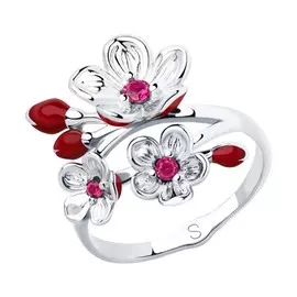 Кольцо из серебра 94012856