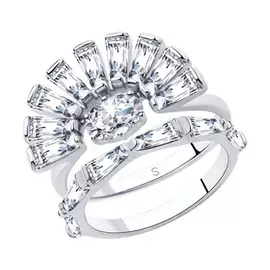 Кольцо из серебра 94013053