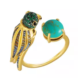 Кольцо из серебра ACE3269-R_KO_TQ_001_YG