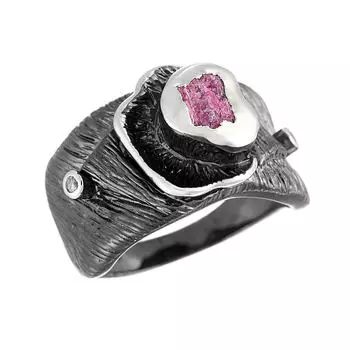 Кольцо из серебра AY-R00103-X-WB-Pin-X-W