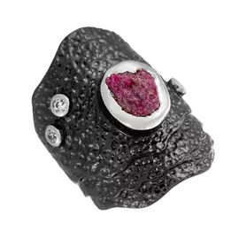 Кольцо из серебра AY-R00179-X-WB-Pin-X-W