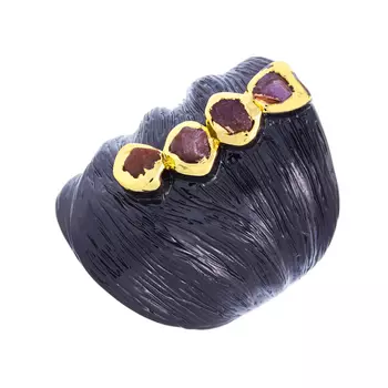 Кольцо из серебра AY-R078-1-X-BL-Pin-X-X