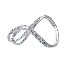 Кольцо из серебра CAR1219_KO_001_WG