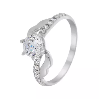 Кольцо из серебра Cl-R00010-X-W-W-X-W