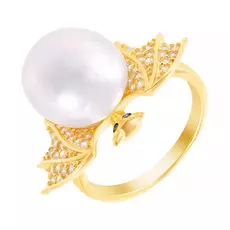 Кольцо из серебра CYZPR048_KO_WB_001_YG