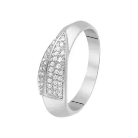 Кольцо из серебра CZ-R00893-X-W-X-X-W