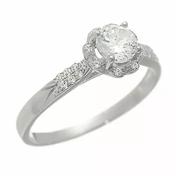 Кольцо из серебра CZ-R00918-X-W-W-X-W