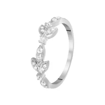 Кольцо из серебра CZ-R01015-X-W-X-X-W
