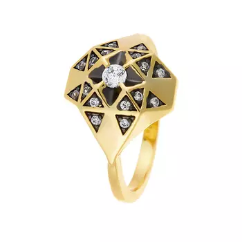 Кольцо из серебра CZ-R01491-X-L-X-X-W