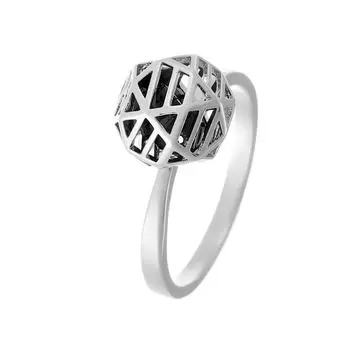 Кольцо из серебра CZ-R01604-X-W-B-X-X