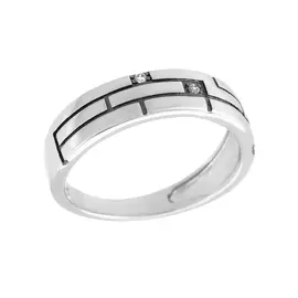 Кольцо из серебра CZ-R01668-X-W-X-X-W