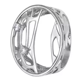 Кольцо из серебра CZ-R02271-X-W-X-X-W