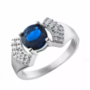 Кольцо из серебра CZS549R-bl20A