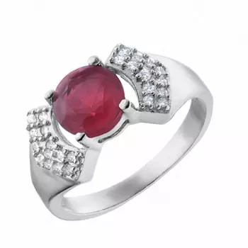 Кольцо из серебра CZS549R-r23