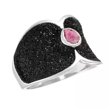 Кольцо из серебра Gl-R00145-X-W-Pin-X-B