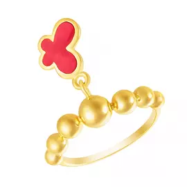 Кольцо из серебра HAP-003R1_KO_ENAM_YG