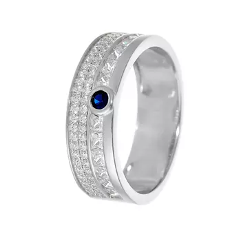 Кольцо из серебра MP-R00473-X-W-SAP-X-W