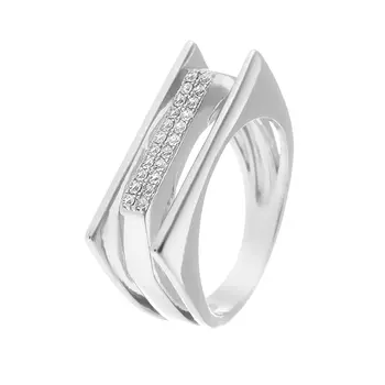 Кольцо из серебра MP-R01151-X-W-X-X-W