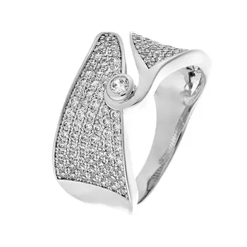 Кольцо из серебра MP-R01333-X-W-W-X-W
