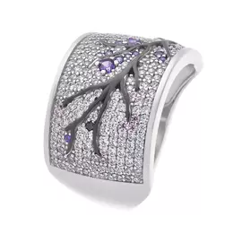 Кольцо из серебра MP-R1045-2-X-W-X-X-M3