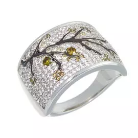 Кольцо из серебра MP-R1045-3-X-W-X-X-M4