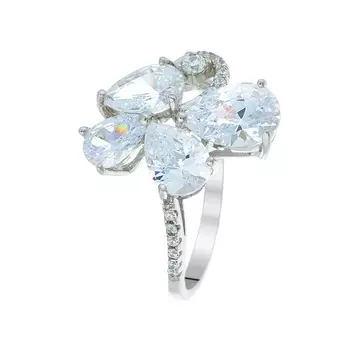 Кольцо из серебра PD-R00205-X-W-W-X-W