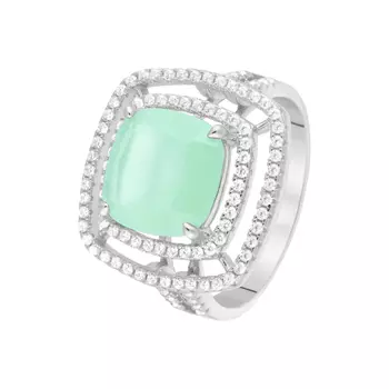 Кольцо из серебра PD-R00281-X-W-AQ-X-W