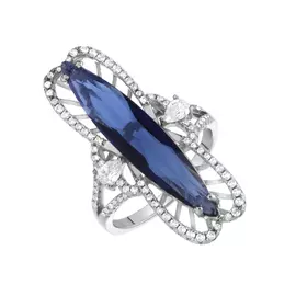 Кольцо из серебра PD-R00591-X-W-SAP-X-W