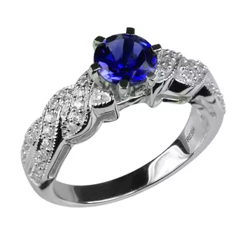 Кольцо из серебра PD-R04668-X-W-SAP-X-W