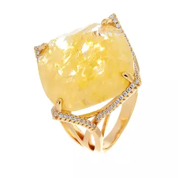 Кольцо из серебра PD-R495-4-X-G-YW-X-W