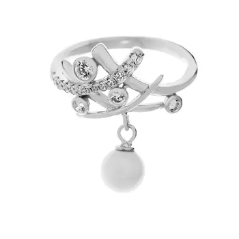 Кольцо из серебра PI-R01140-X-W-ST601-X-W