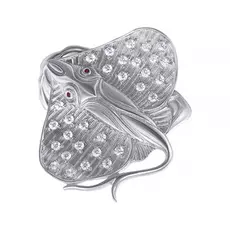 Кольцо из серебра R0124RDCZ_KO_001_WG