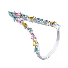 Кольцо из серебра R25915-W_US_001_WG