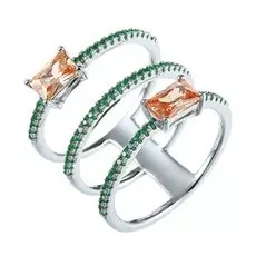 Кольцо из серебра R26146-W1_KO_001_WG