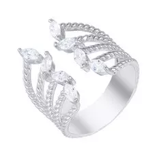 Кольцо из серебра R-M0049_KO_001_WG