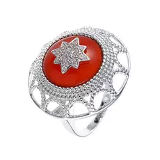 Кольцо из серебра RS7676AGA_KO_KAG_001_WG