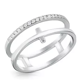 Кольцо из серебра с50-1322Кф-16.5