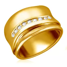 Кольцо из серебра С 10300 Ж