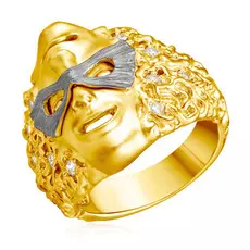 Кольцо из серебра С 11660 Ж