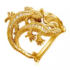 Кольцо из серебра С 12100 Ж