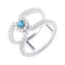 Кольцо из серебра SL20095B1_001_WG