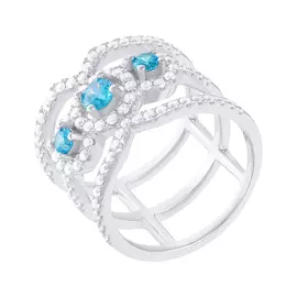 Кольцо из серебра SL20109B1_001_WG