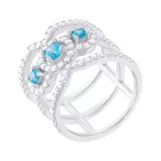 Кольцо из серебра SL20109B1_001_WG