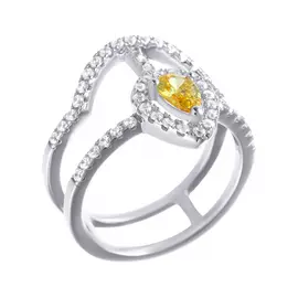 Кольцо из серебра SL20115D1_001_WG