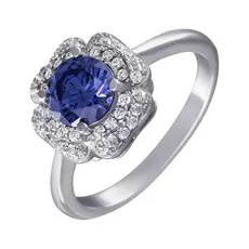 Кольцо из серебра SL30992D1_001_WG