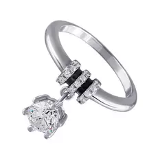 Кольцо из серебра SL31299A1_001_WG