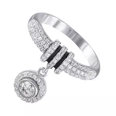 Кольцо из серебра SL31300A1_001_WG