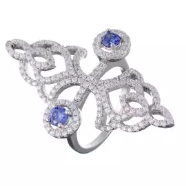 Кольцо из серебра SL32038D1_001_WG