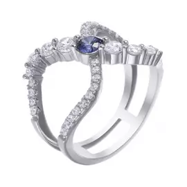 Кольцо из серебра SL32045N1_001_WG